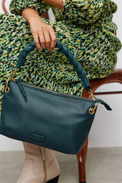 oliver bonas green tote bag.